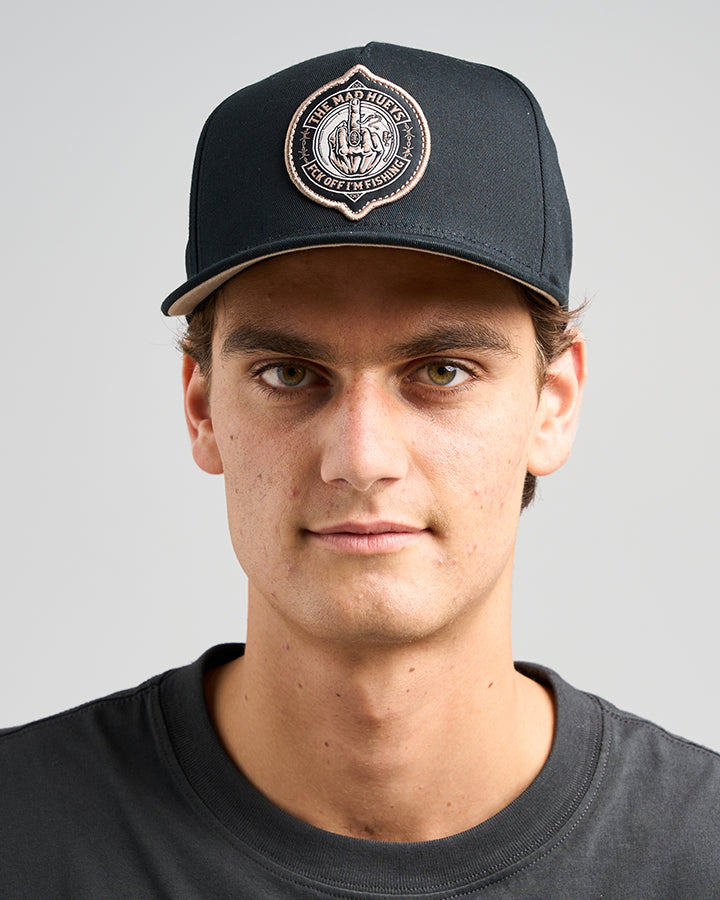 FK OFF FISH ON | TWILL SNAPBACK - BLACK