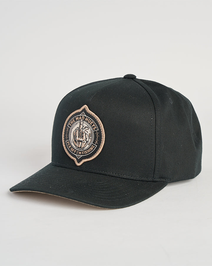FK OFF FISH ON | TWILL SNAPBACK - BLACK