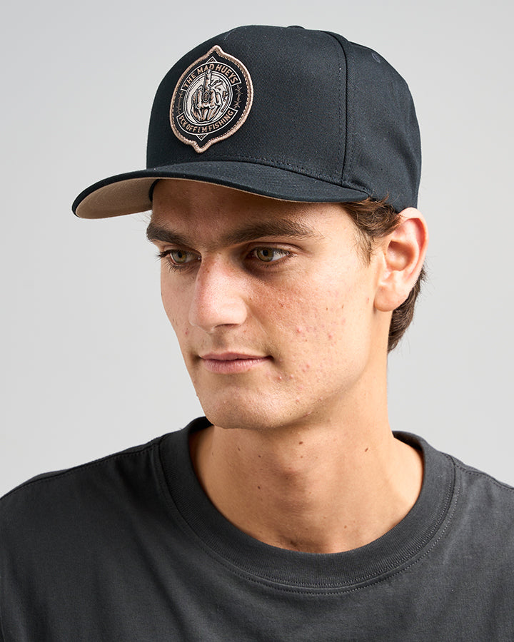 FK OFF FISH ON | TWILL SNAPBACK - BLACK