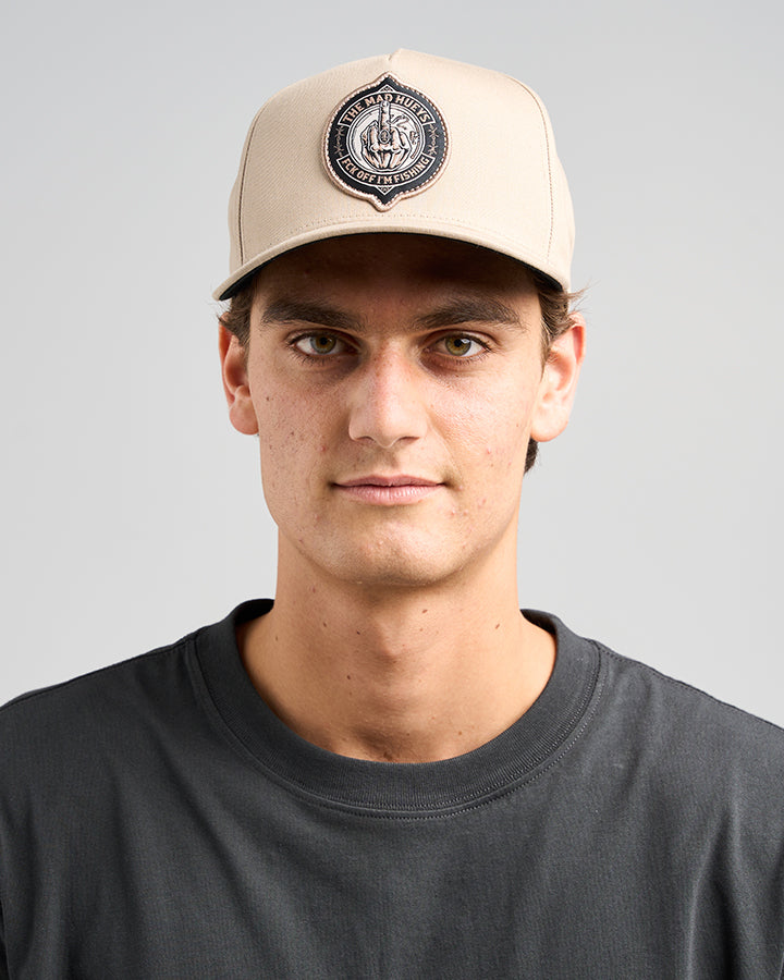 FK OFF FISH ON | TWILL SNAPBACK - TAN