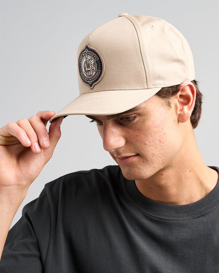 FK OFF FISH ON | TWILL SNAPBACK - TAN