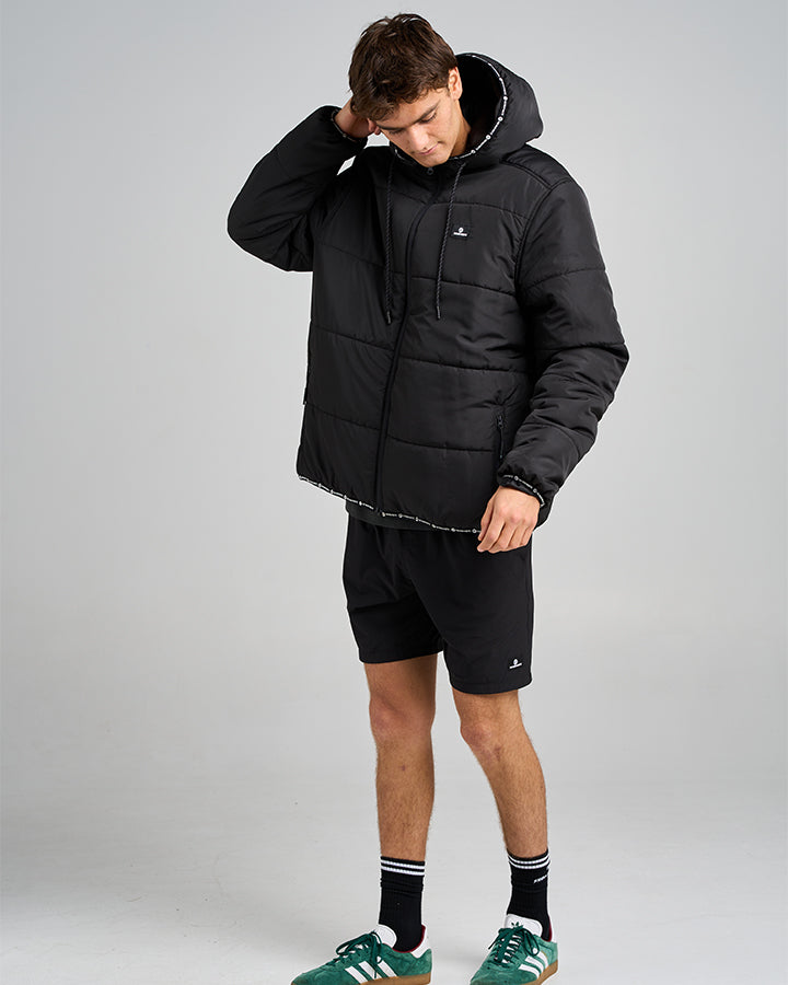HURRICANE | PUFFER JACKET - BLACK