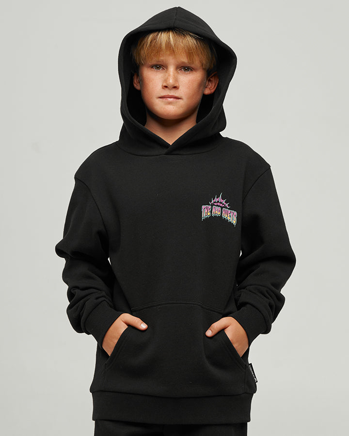 CODZILLA RETURNS | YOUTH HOODED PULLOVER - BLACK