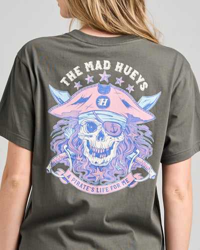 STAR PIRATES LIFE | WOMENS SS TEE - CHARCOAL