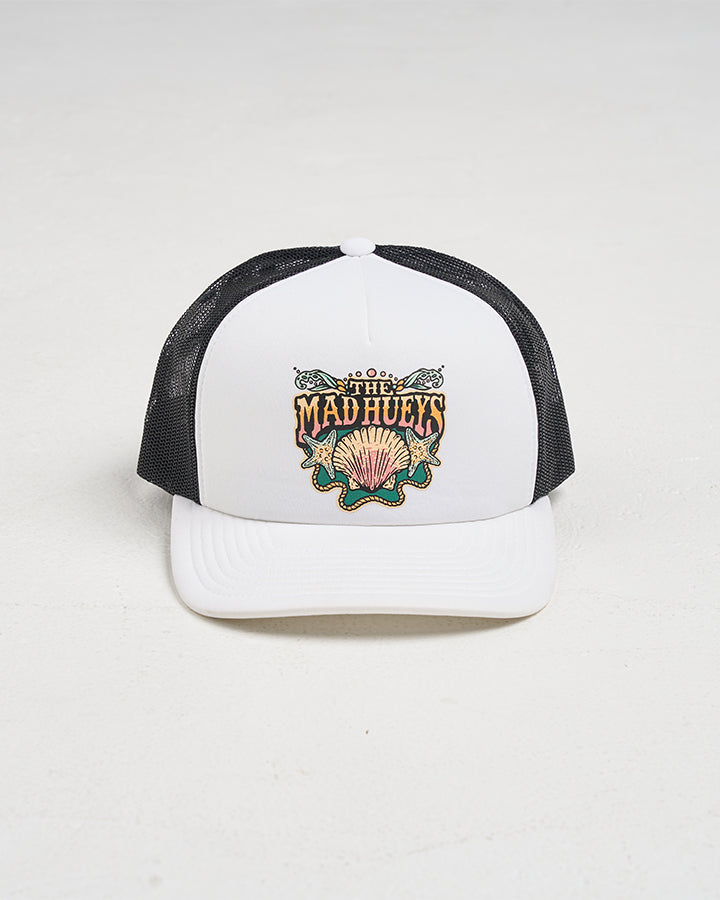 SIDE SADDLE | WOMENS FOAM TRUCKER - WHITE