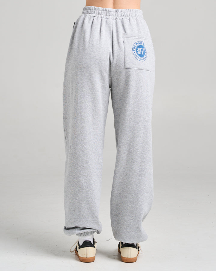 STAR PIRATES LIFE | WOMENS BAGGY TRACKPANT - GREY MARLE