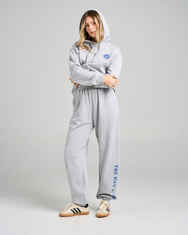 STAR PIRATES LIFE | WOMENS BAGGY TRACKPANT - GREY MARLE