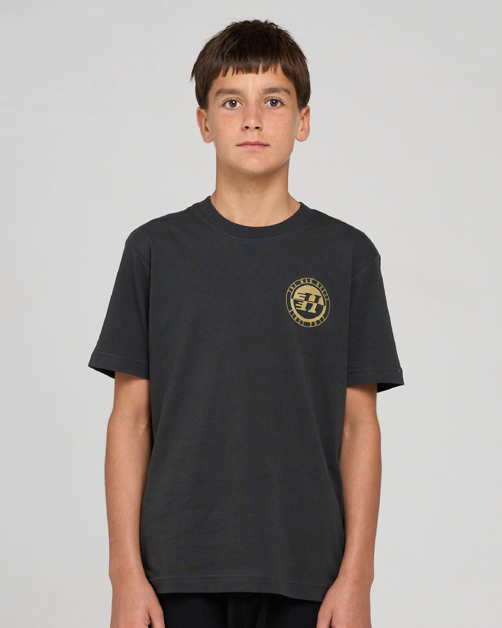H SERIES SPLIT | YOUTH SS TEE - VINTAGE BLACK
