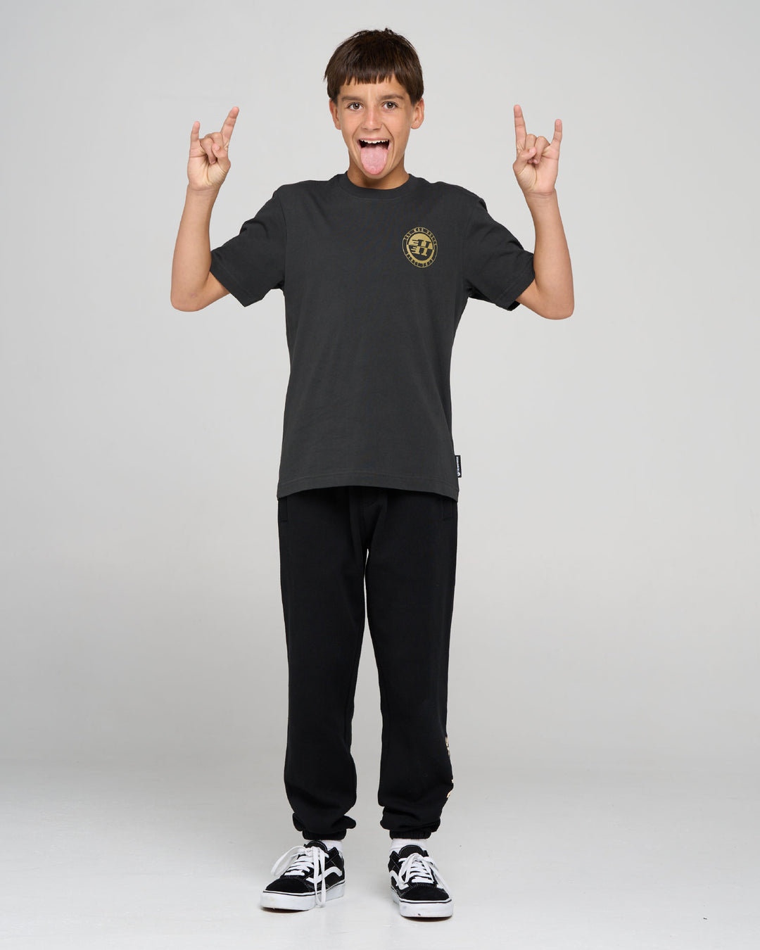 H SERIES SPLIT | YOUTH SS TEE - VINTAGE BLACK