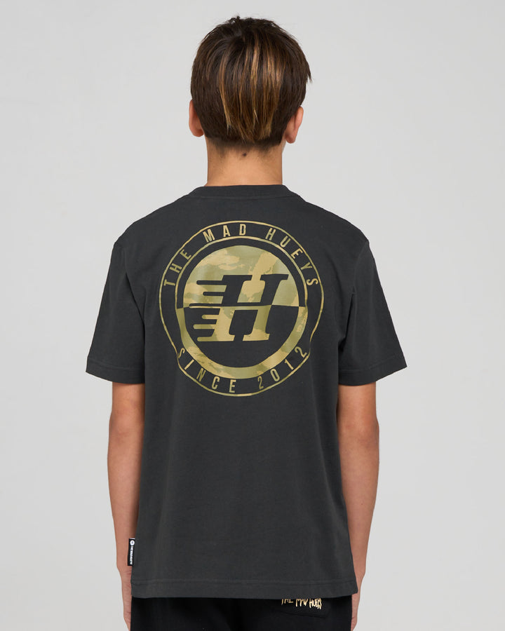 H SERIES SPLIT | YOUTH SS TEE - VINTAGE BLACK