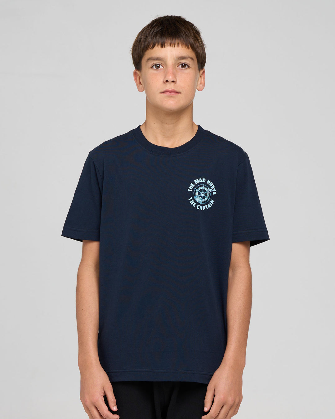 CAPTAIN TWO FACED | YOUTH SS TEE - NAVY