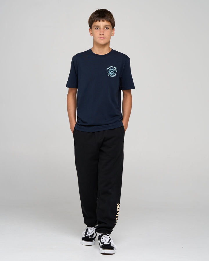 CAPTAIN TWO FACED | YOUTH SS TEE - NAVY