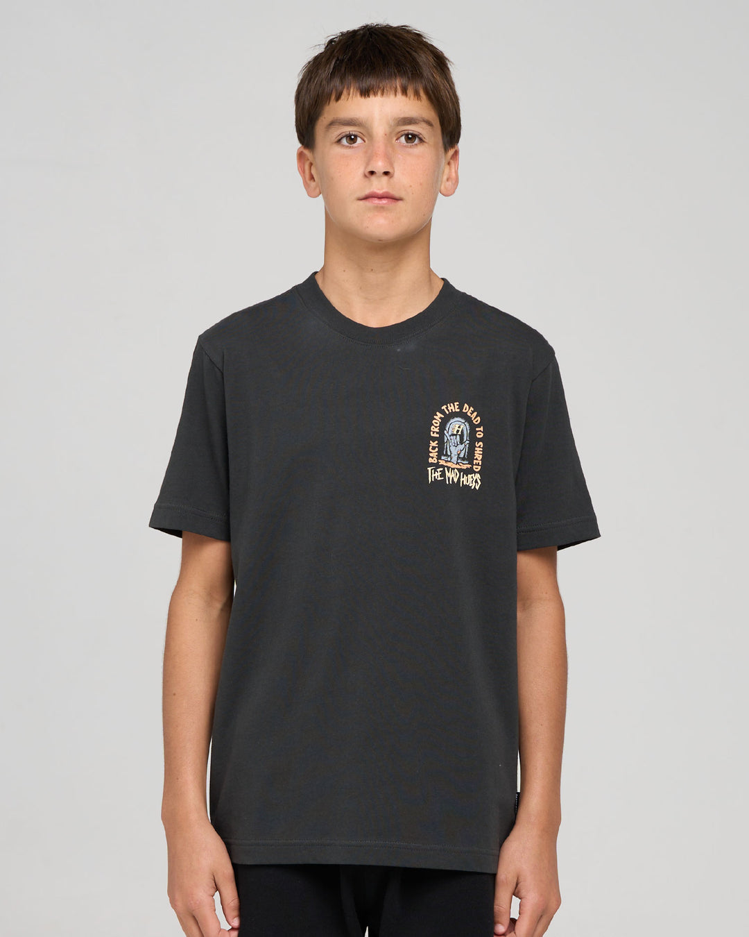 DEAD SHRED | YOUTH SS TEE  - VINTAGE BLACK