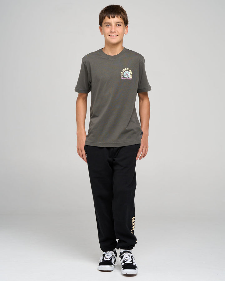 TUNNEL VISION | YOUTH SS TEE - CHARCOAL