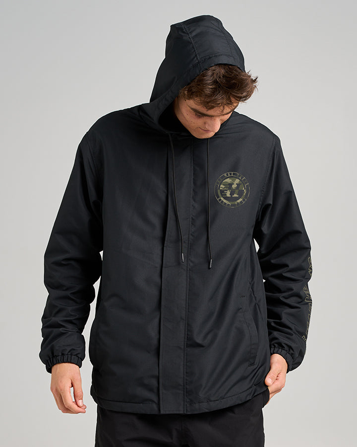 H SERIES SPLIT | SPRAY JACKET - BLACK