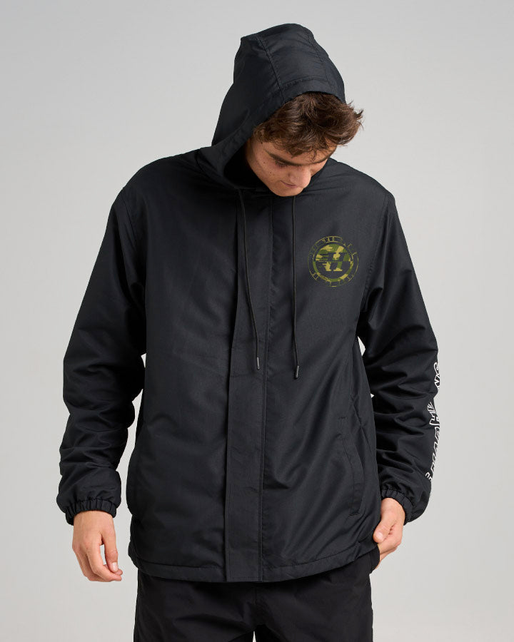 H SERIES SPLIT | SPRAY JACKET - BLACK