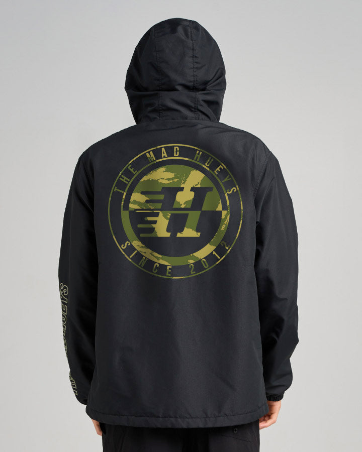 H SERIES SPLIT | SPRAY JACKET - BLACK