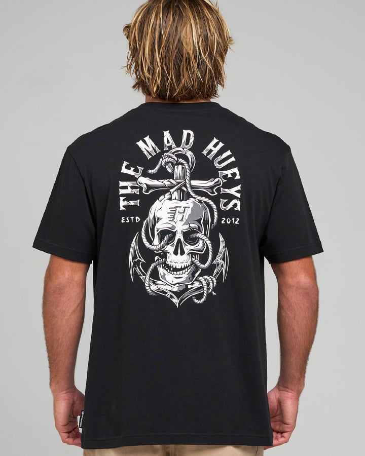 ROPE SKULL ANCHOR | SS TEE - BLACK