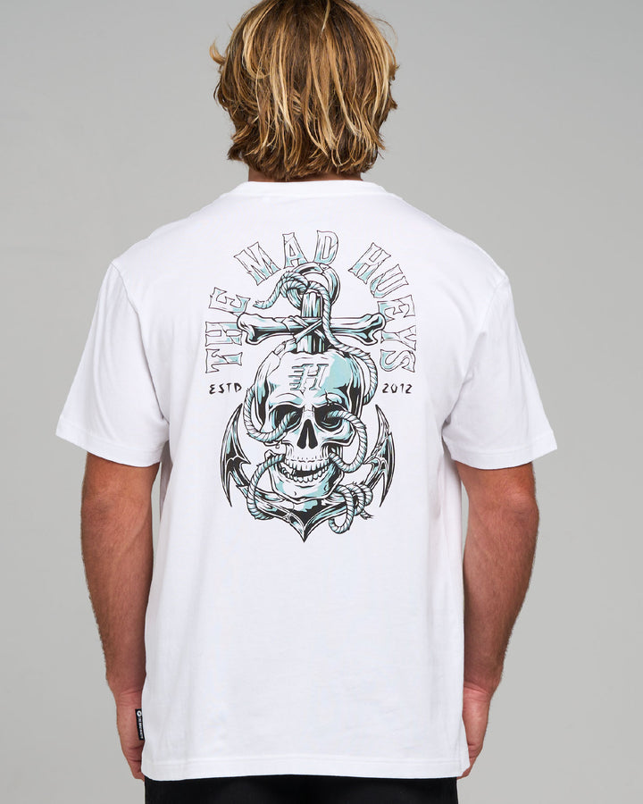 ROPE SKULL ANCHOR | SS TEE - WHITE
