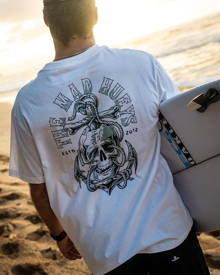 ROPE SKULL ANCHOR | SS TEE - WHITE