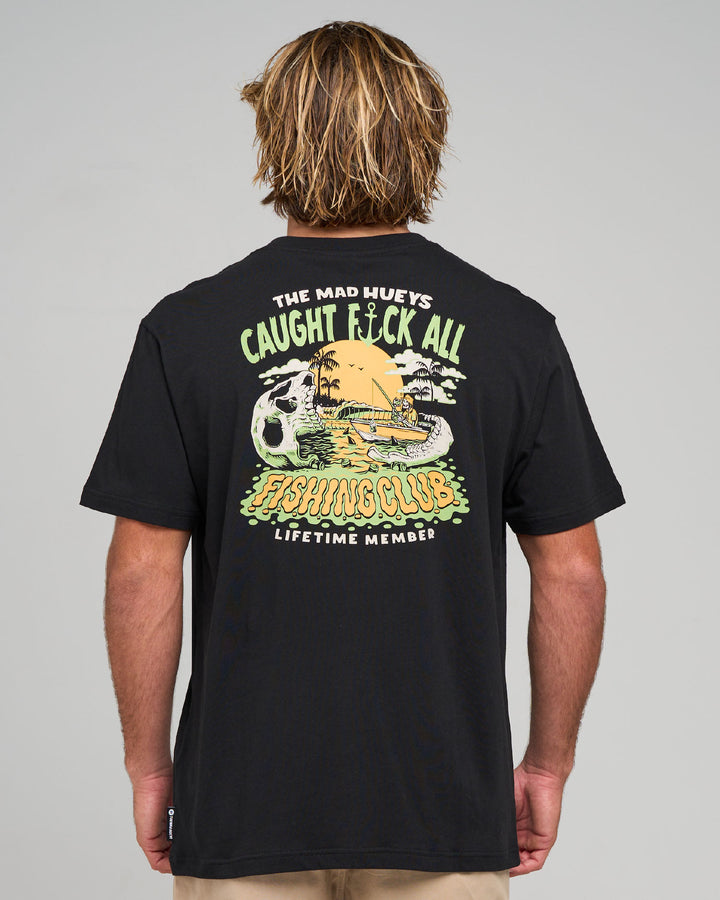 CAUGHT FK ALL JAW | SS TEE - BLACK