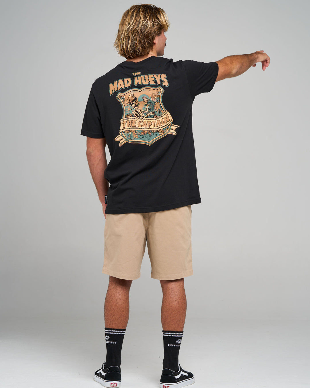 CAPTAIN TWO FACED | SS TEE - BLACK