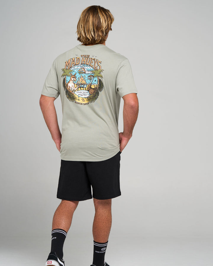 LOVING EVERY BBQ | SS TEE - FADED DUST