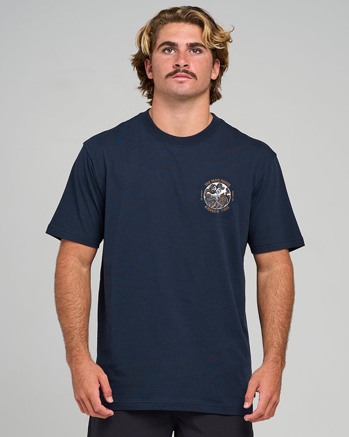 TINS KRAKEN | SS TEE - NAVY
