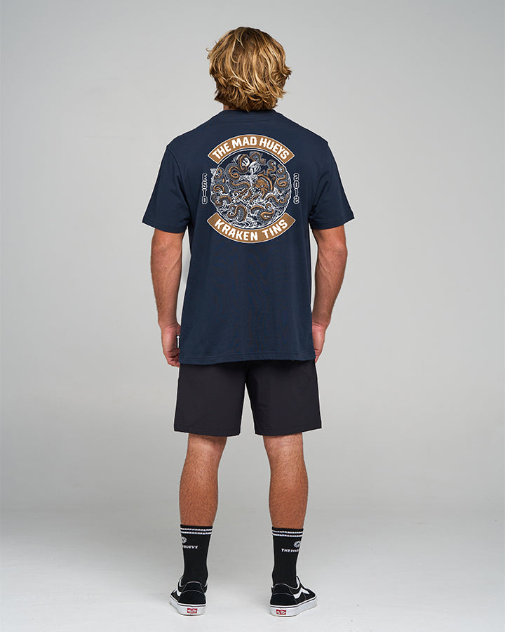TINS KRAKEN | SS TEE - NAVY