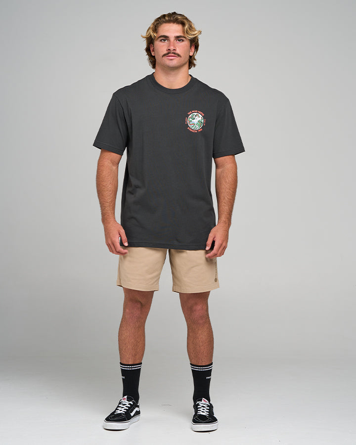 TINS KRAKEN | SS TEE - VINTAGE BLACK