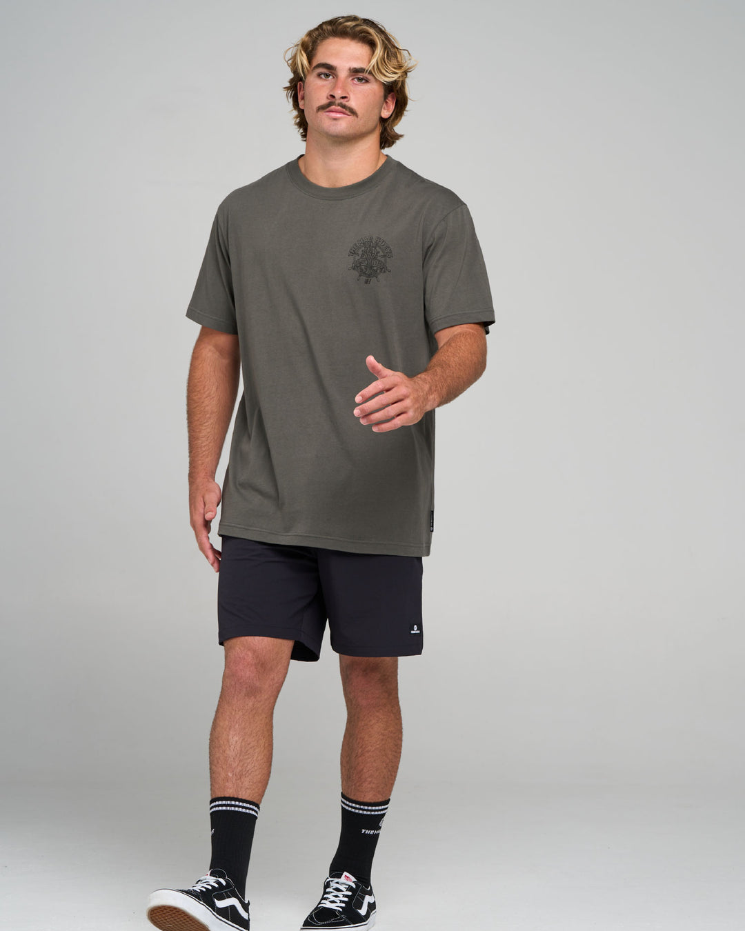 CHAIN FKRS | SS TEE - CHARCOAL