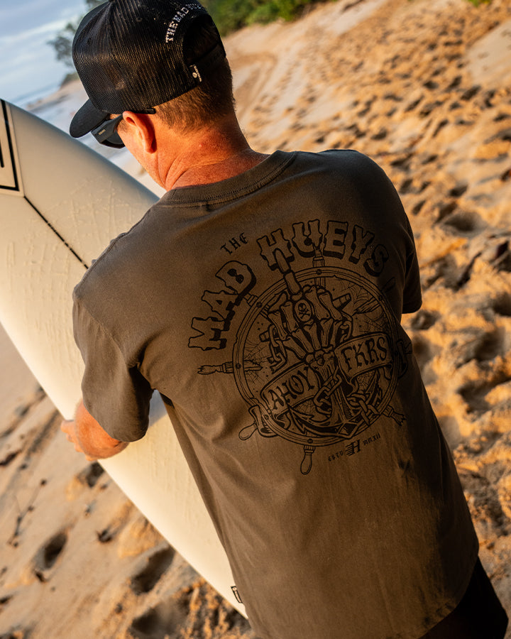 CHAIN FKRS | SS TEE - CHARCOAL