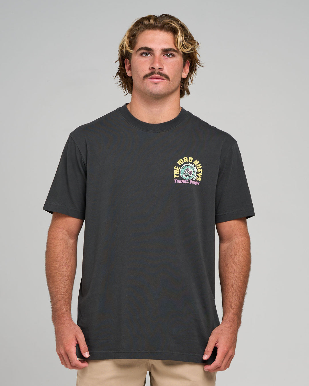 TUNNEL VISION | SS TEE - VINTAGE BLACK