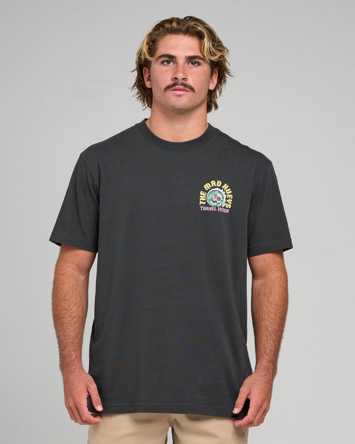 TUNNEL VISION | SS TEE - VINTAGE BLACK