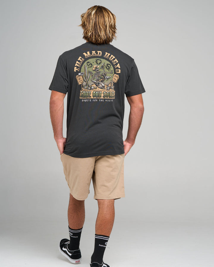 SOS | SS TEE - VINTAGE BLACK