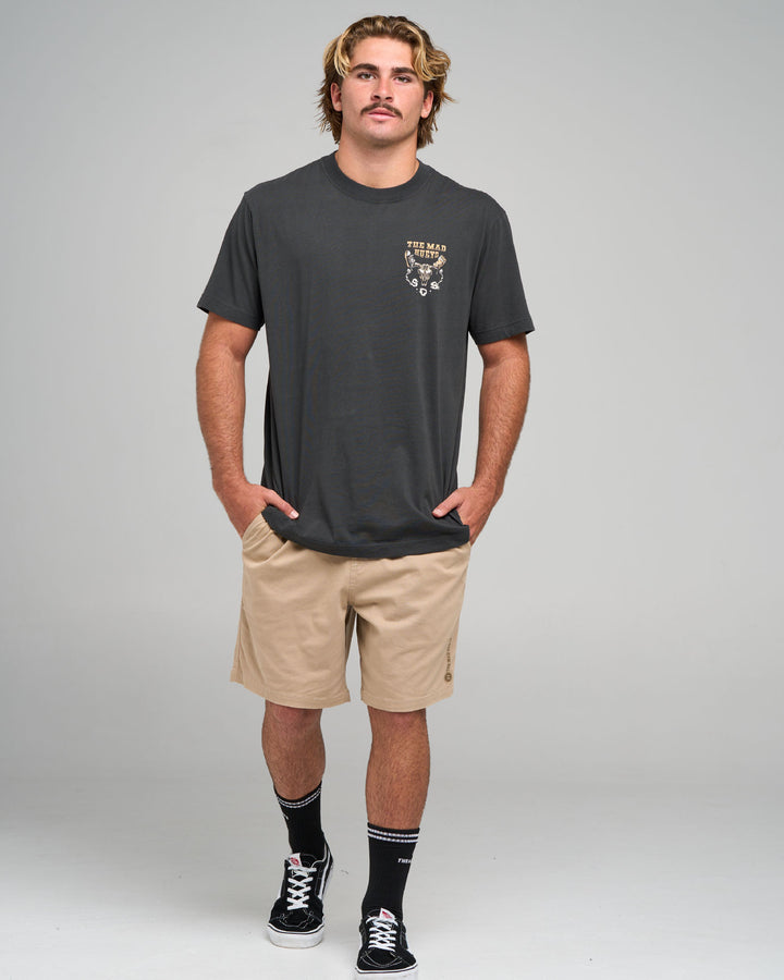 SOS | SS TEE - VINTAGE BLACK