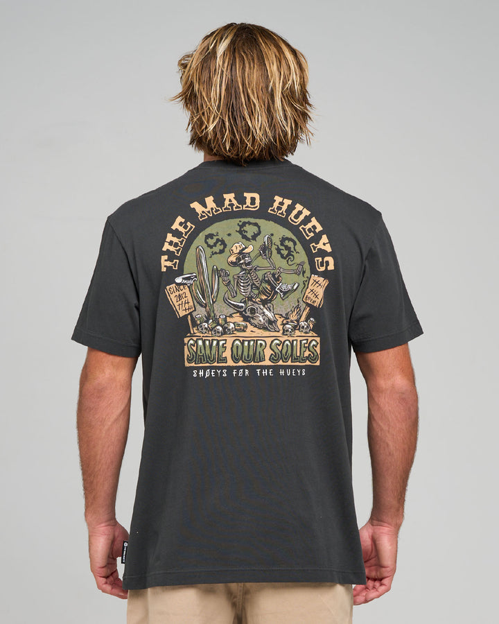 SOS | SS TEE - VINTAGE BLACK
