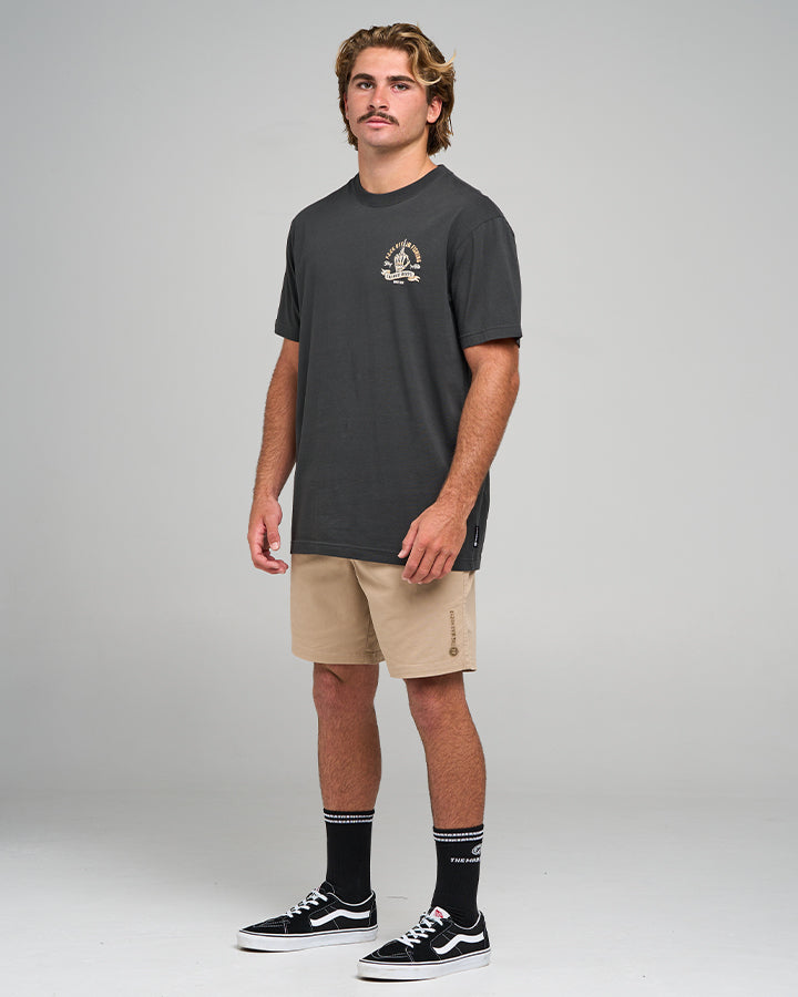 FK OFF FISH | SS TEE - VINTAGE BLACK