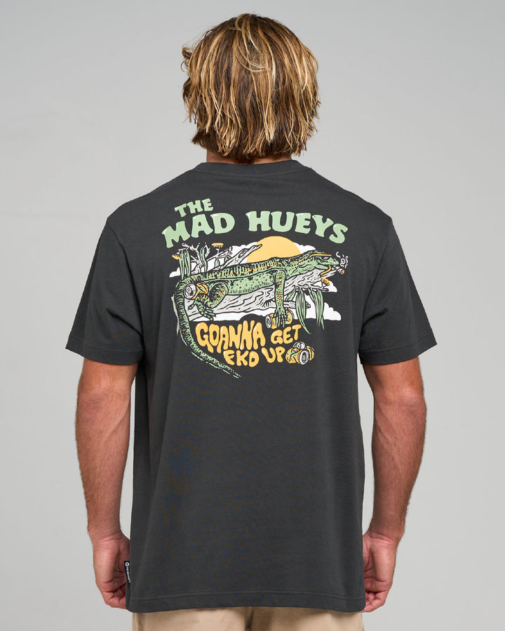 GOANNA FKD UP | SS TEE - VINTAGE BLACK