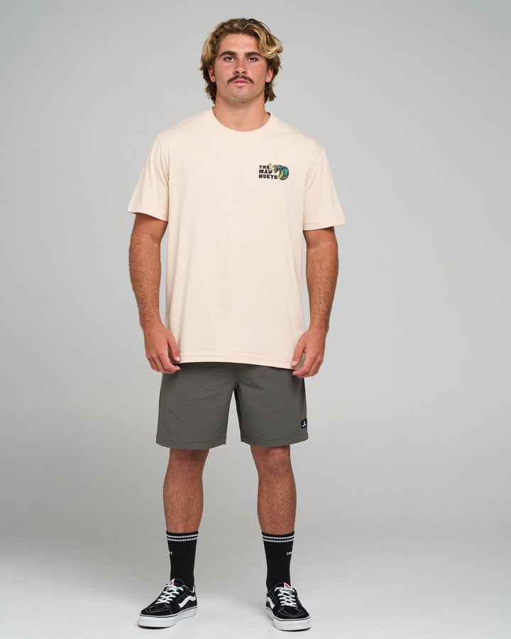 FROTHY FANGING | SS TEE - CEMENT