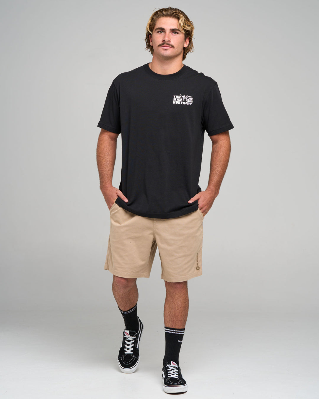 FROTHY FANGING | SS TEE - BLACK