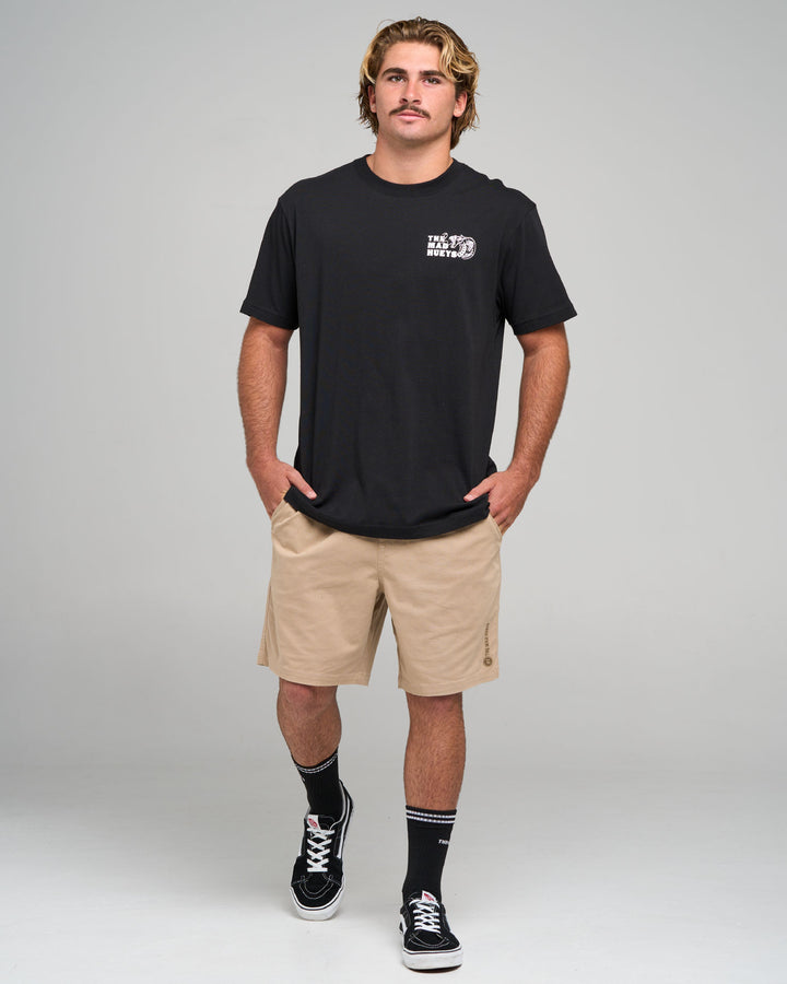 FROTHY FANGING | SS TEE - BLACK