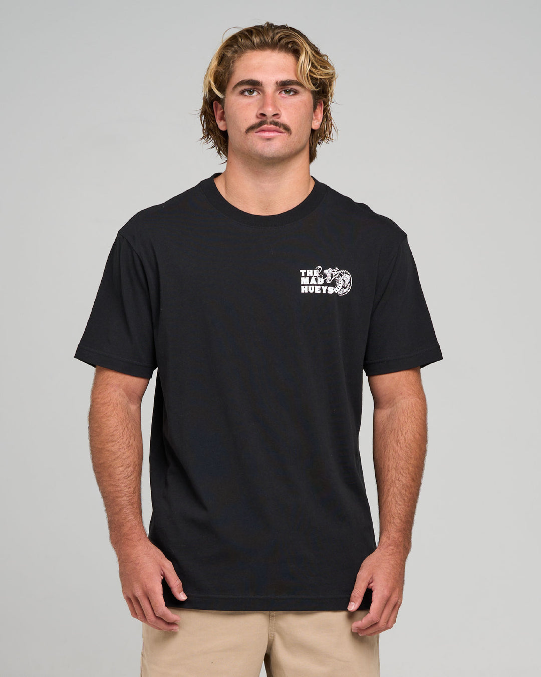 FROTHY FANGING | SS TEE - BLACK