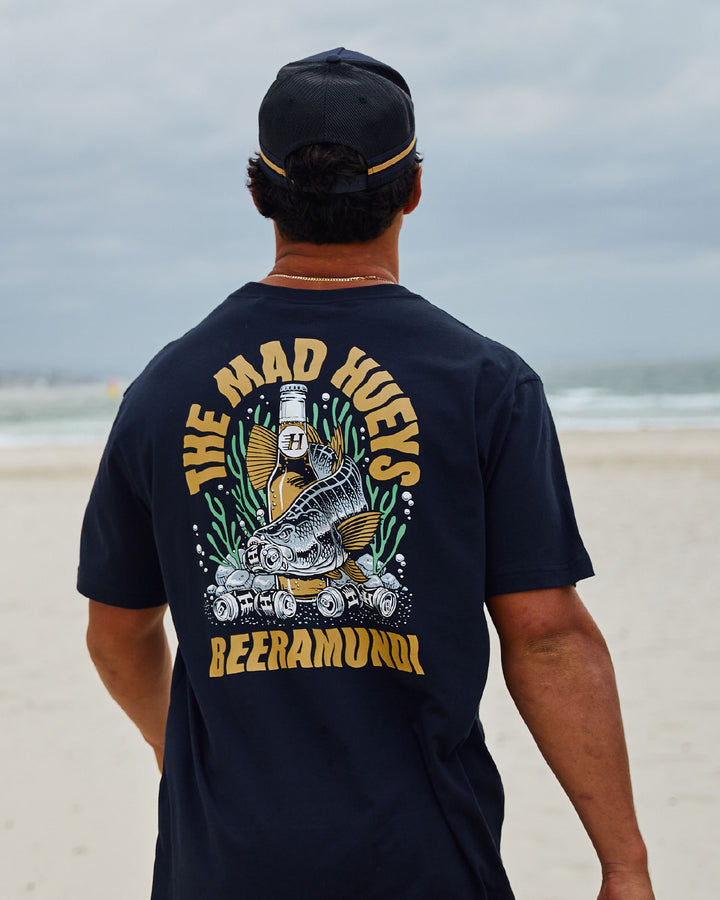 BEERAMUNDI | SS TEE - NAVY