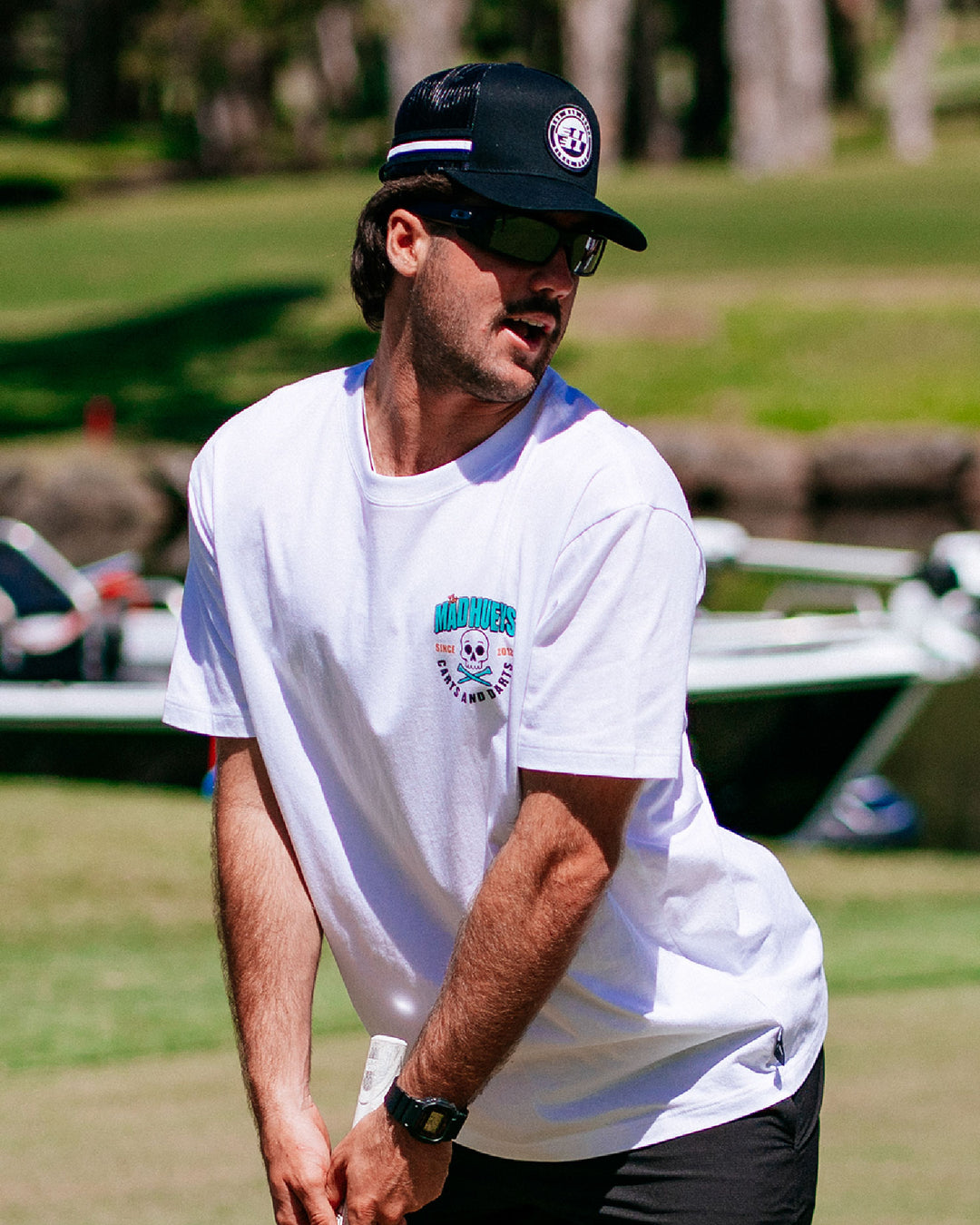 CARTS AND DARTS | SS TEE - WHITE