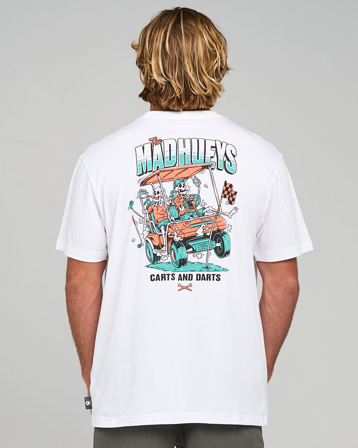 CARTS AND DARTS | SS TEE - WHITE