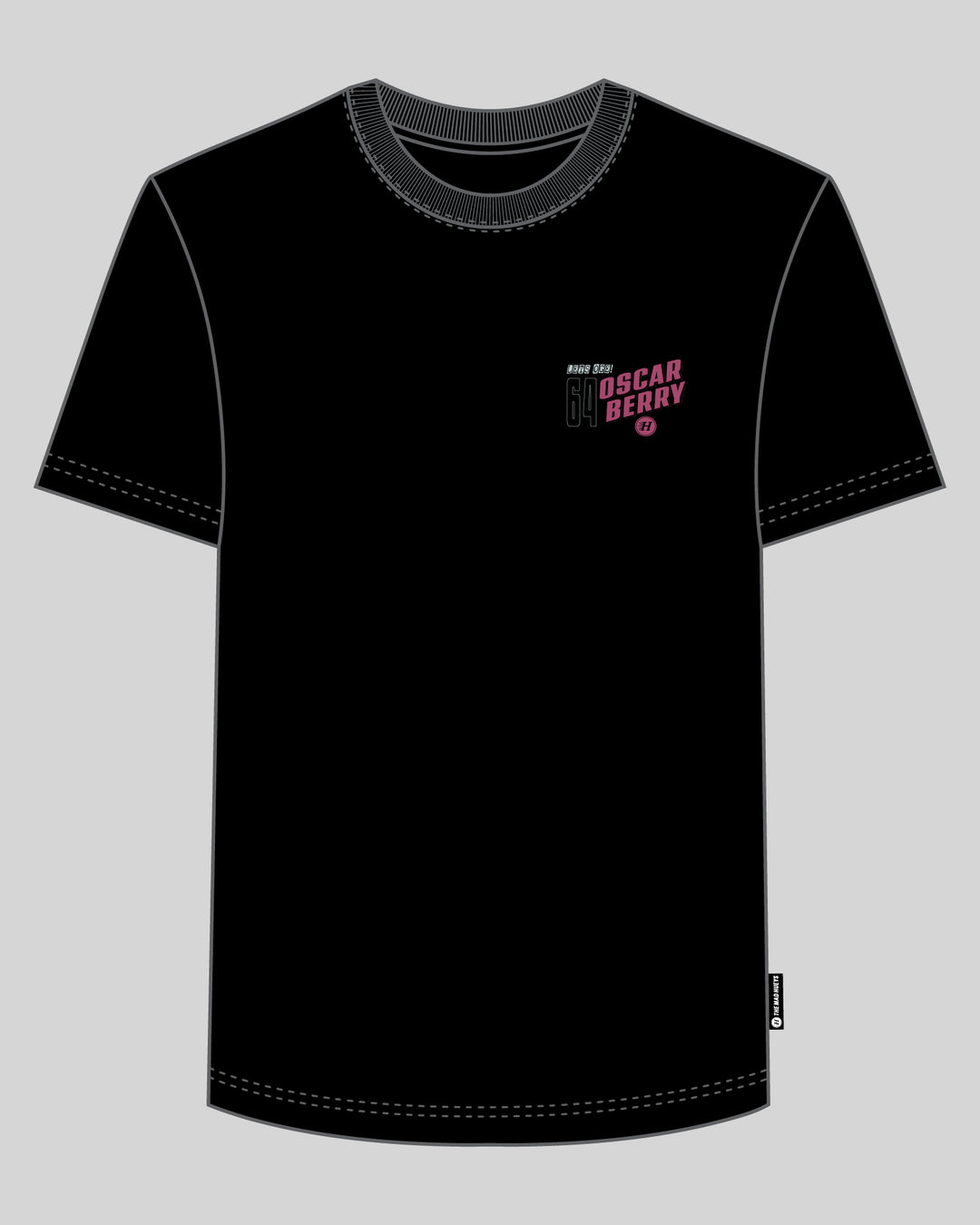 The Mad Hueys Oscar Berry Wsl 2026 Ct SS T-shirt in Black, alternate view 4