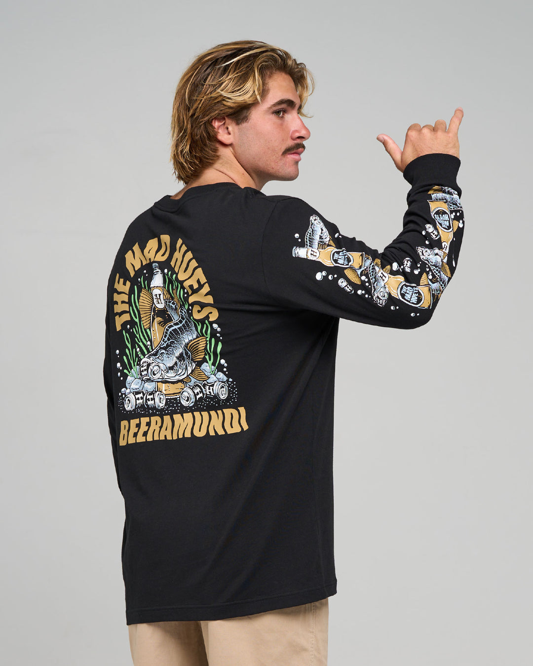 BEERAMUNDI | LS TEE - BLACK
