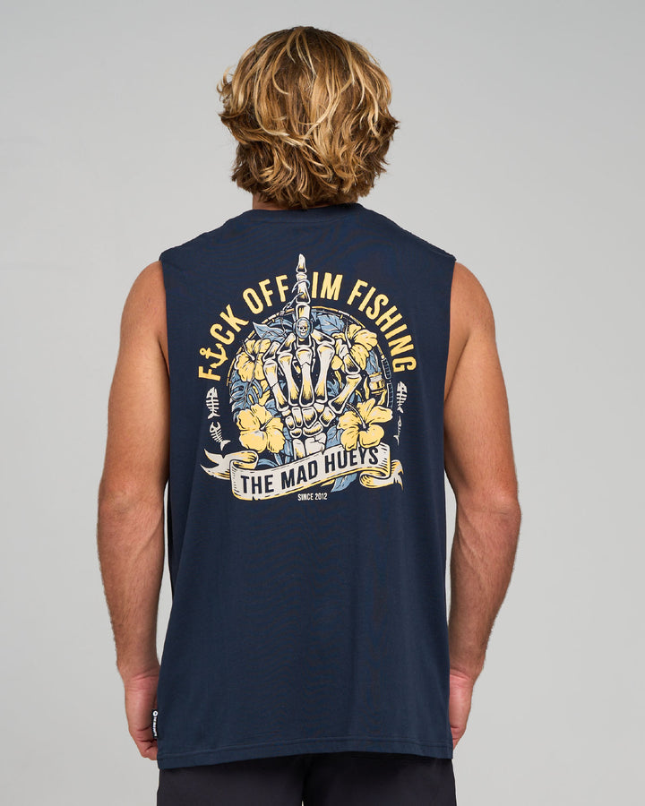 FK OFF FISH | MUSCLE - NAVY