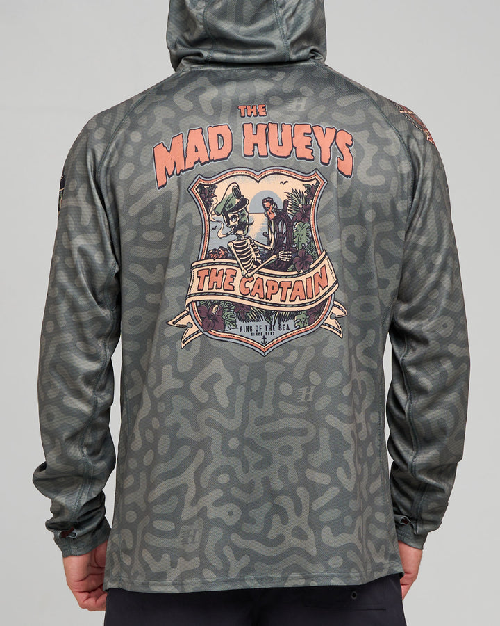 CAPTAIN TWO FACED | UPF 50+ HOODED FISHING JERSEY - OLIVE